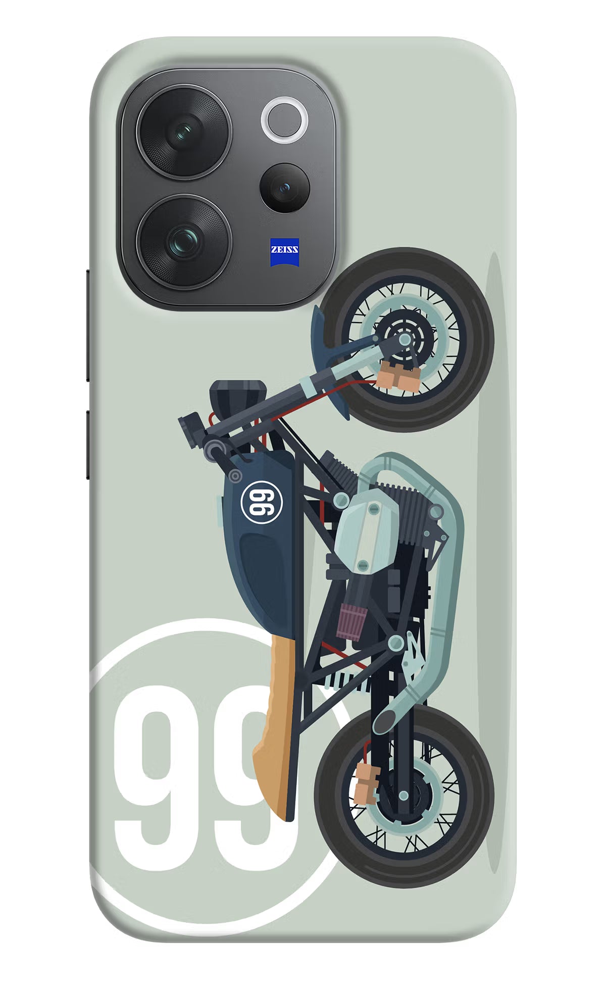 Classic Cafe Racer 99 Vivo V70 Elite 5G Hard Case Back Cover by Casekaro