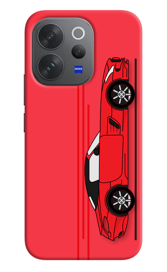 Red Velocity Vivo V70 Elite 5G Hard Case Back Cover by Casekaro