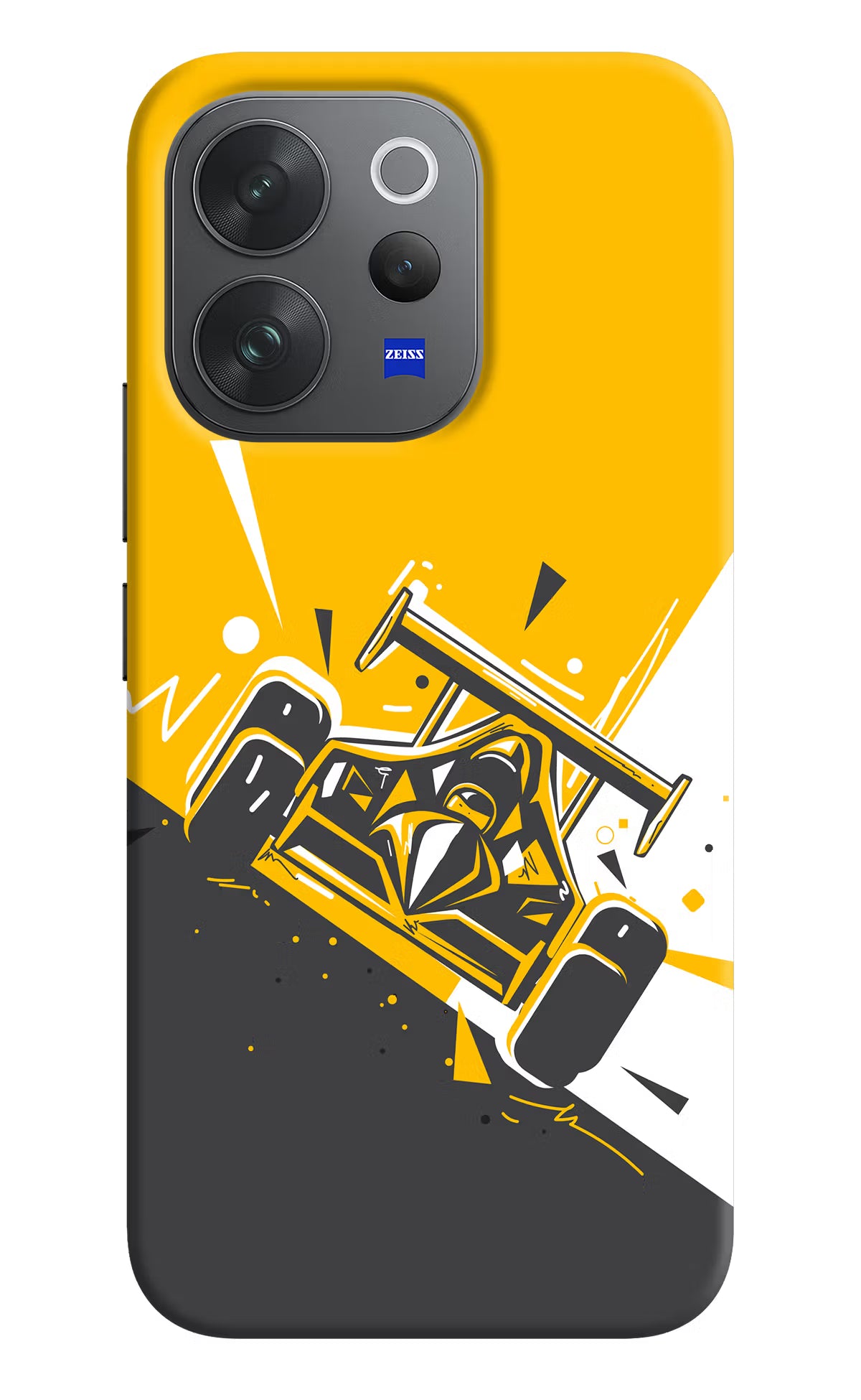 Track King Vivo V70 Elite 5G Hard Case Back Cover by Casekaro