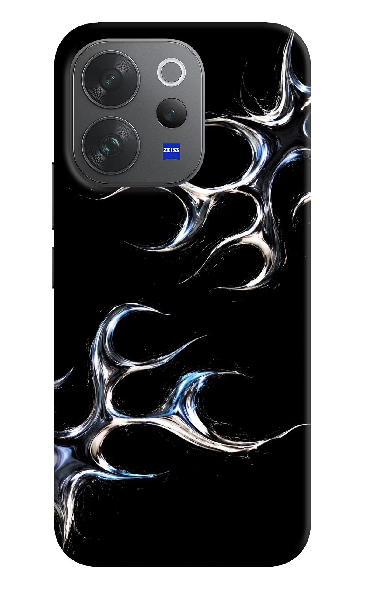Chrome Tribal Vivo V70 Elite 5G Hard Case Back Cover by Casekaro