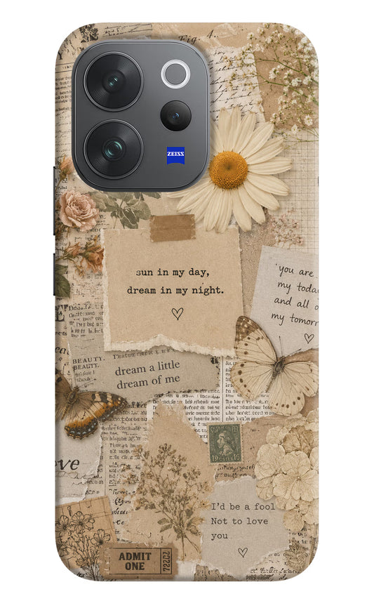 Vintage case Vivo V70 Elite 5G Hard Case Back Cover by Casekaro