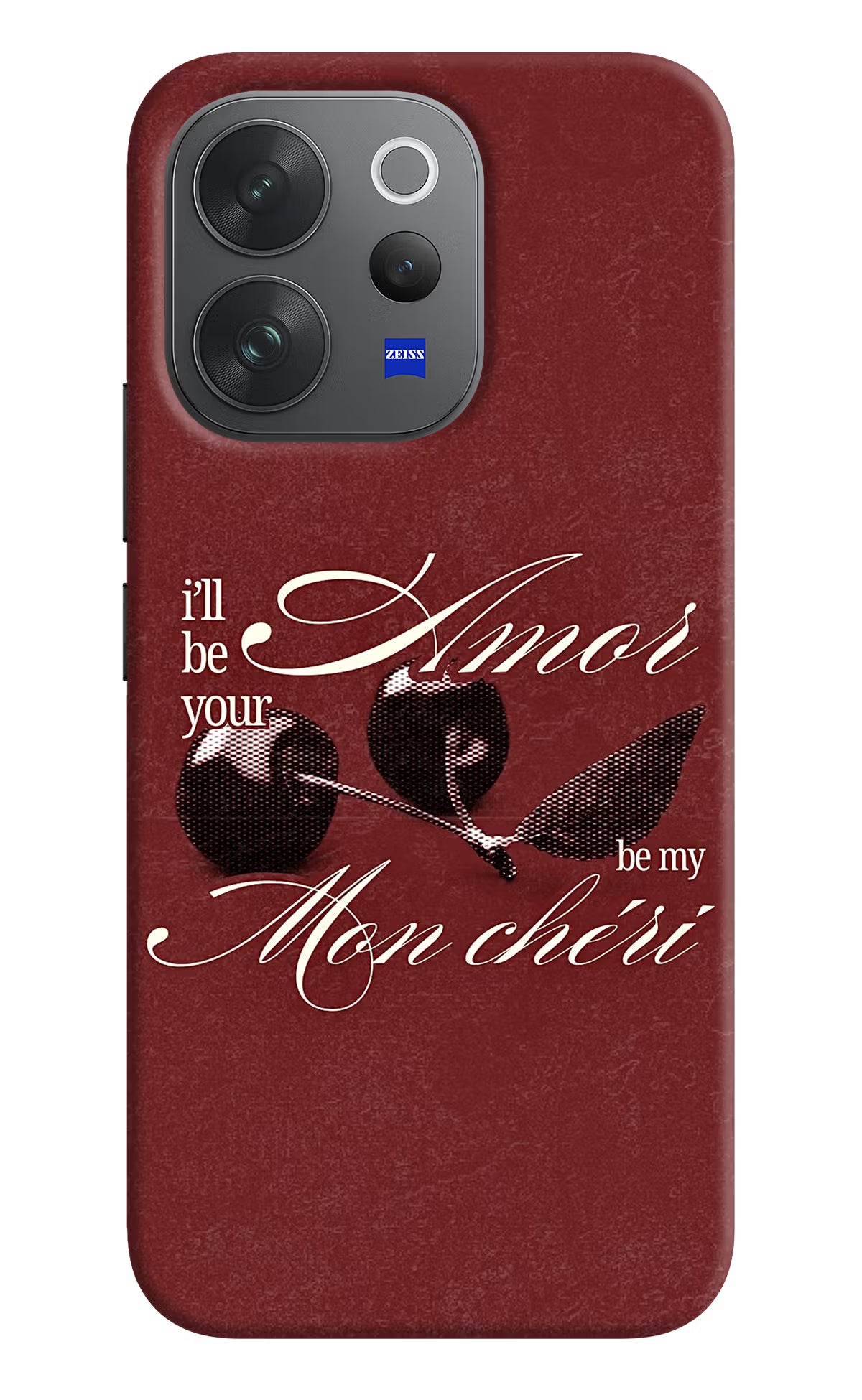 Velvet Cherry Vivo V70 Elite 5G Back Cover
