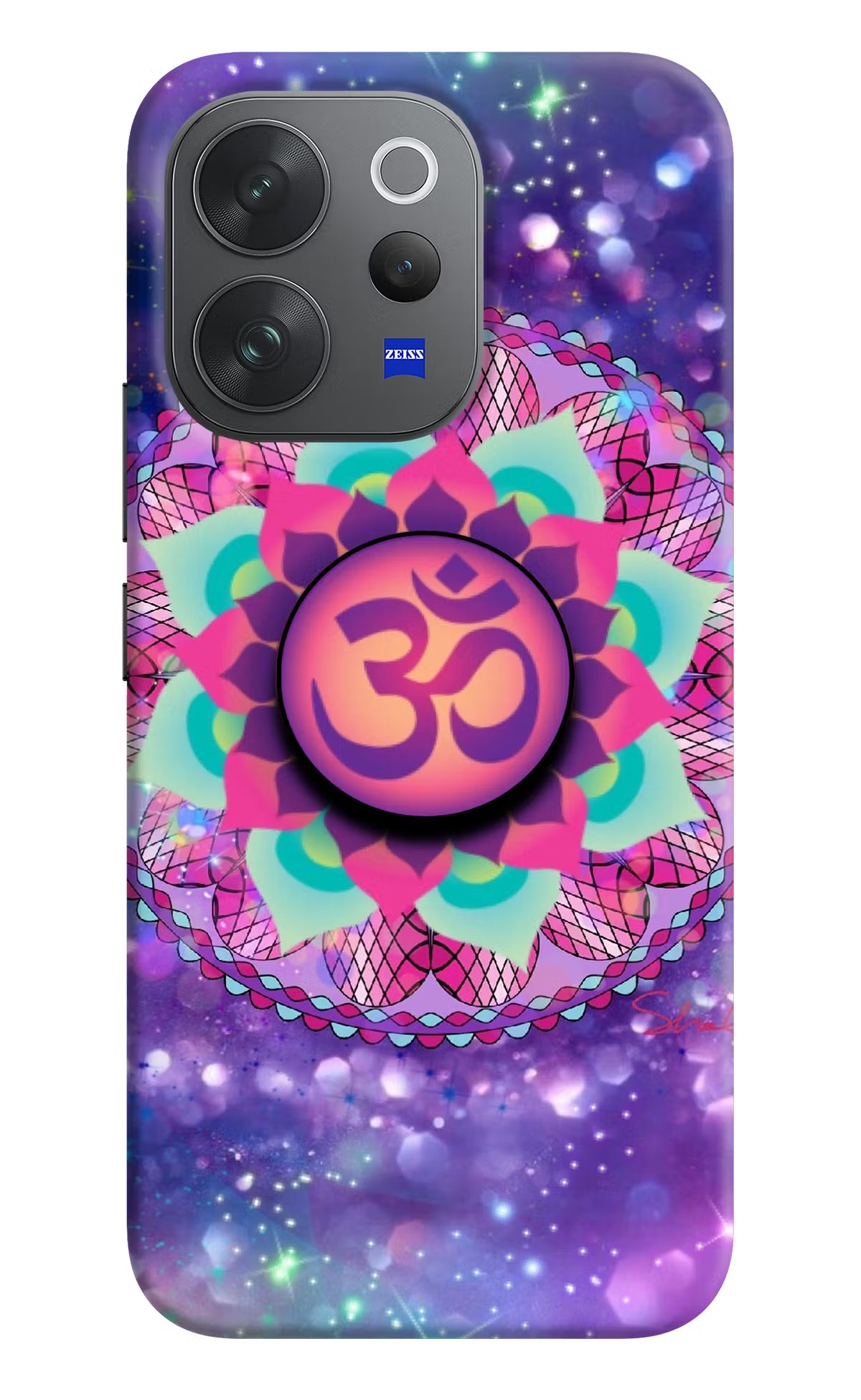 Om Purple Vivo V70 Elite 5G Pop Case by Casekaro