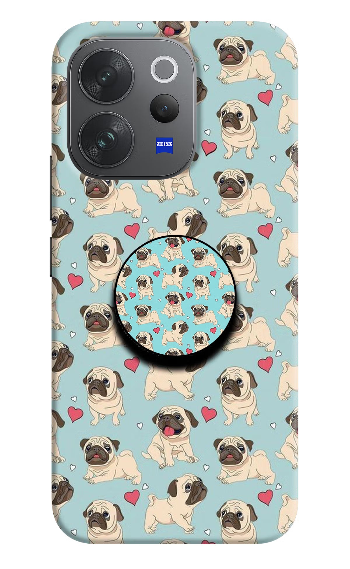 Pug Dog Vivo V70 Elite 5G Pop Case by Casekaro