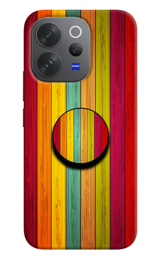 Multicolor Wooden Vivo V70 Elite 5G Pop Case by Casekaro