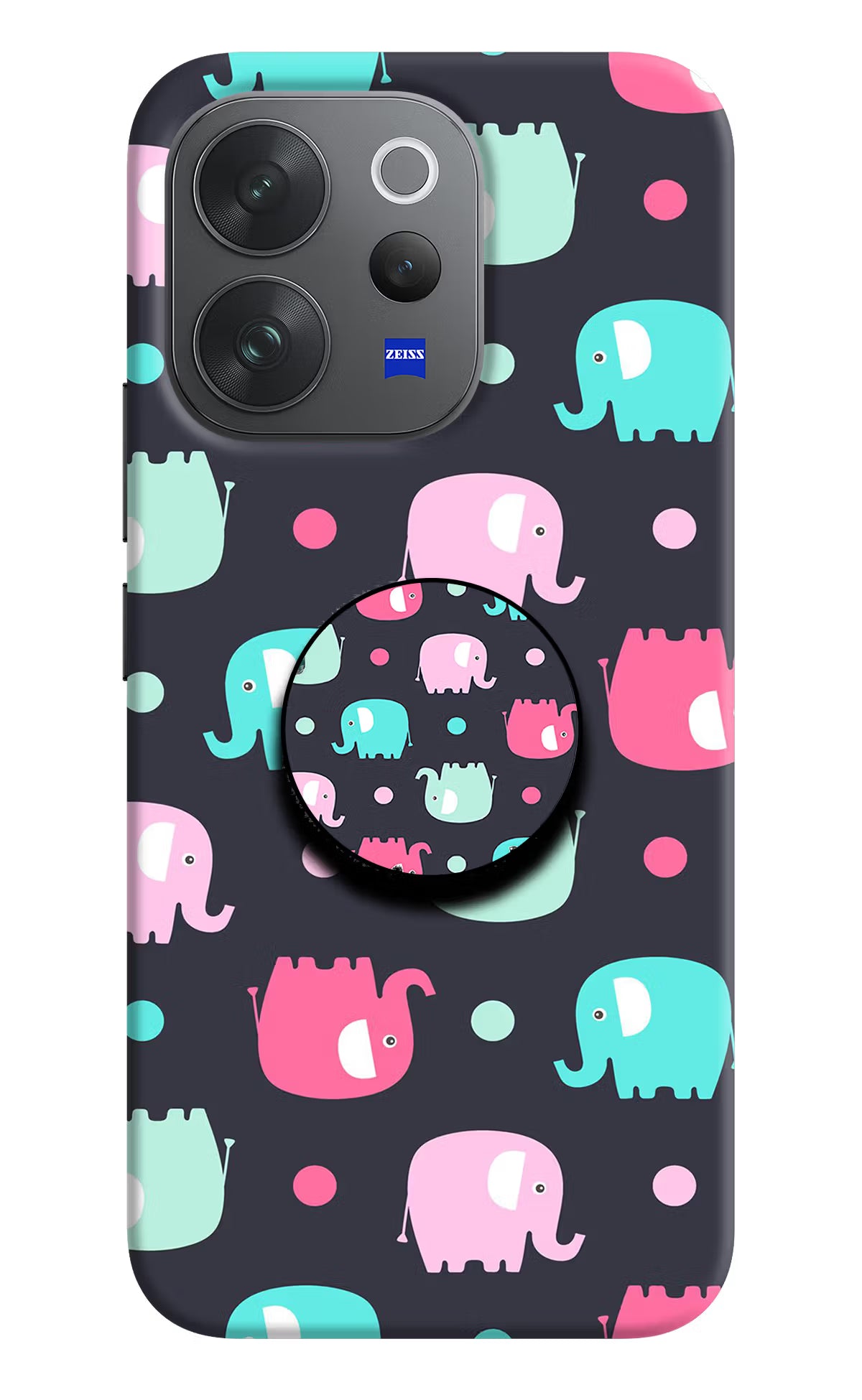 Baby Elephants Vivo V70 Elite 5G Pop Case by Casekaro