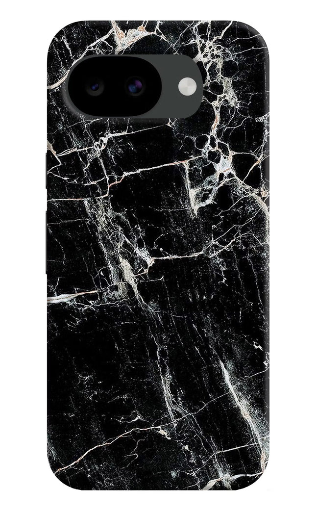 Black Marble Texture Google Pixel 10a Hard Case Back Cover by Casekaro