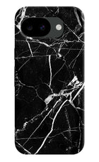 Black Marble Pattern Google Pixel 10a Hard Case Back Cover by Casekaro