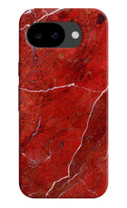 Red Marble Design Google Pixel 10a Hard Case Back Cover by Casekaro