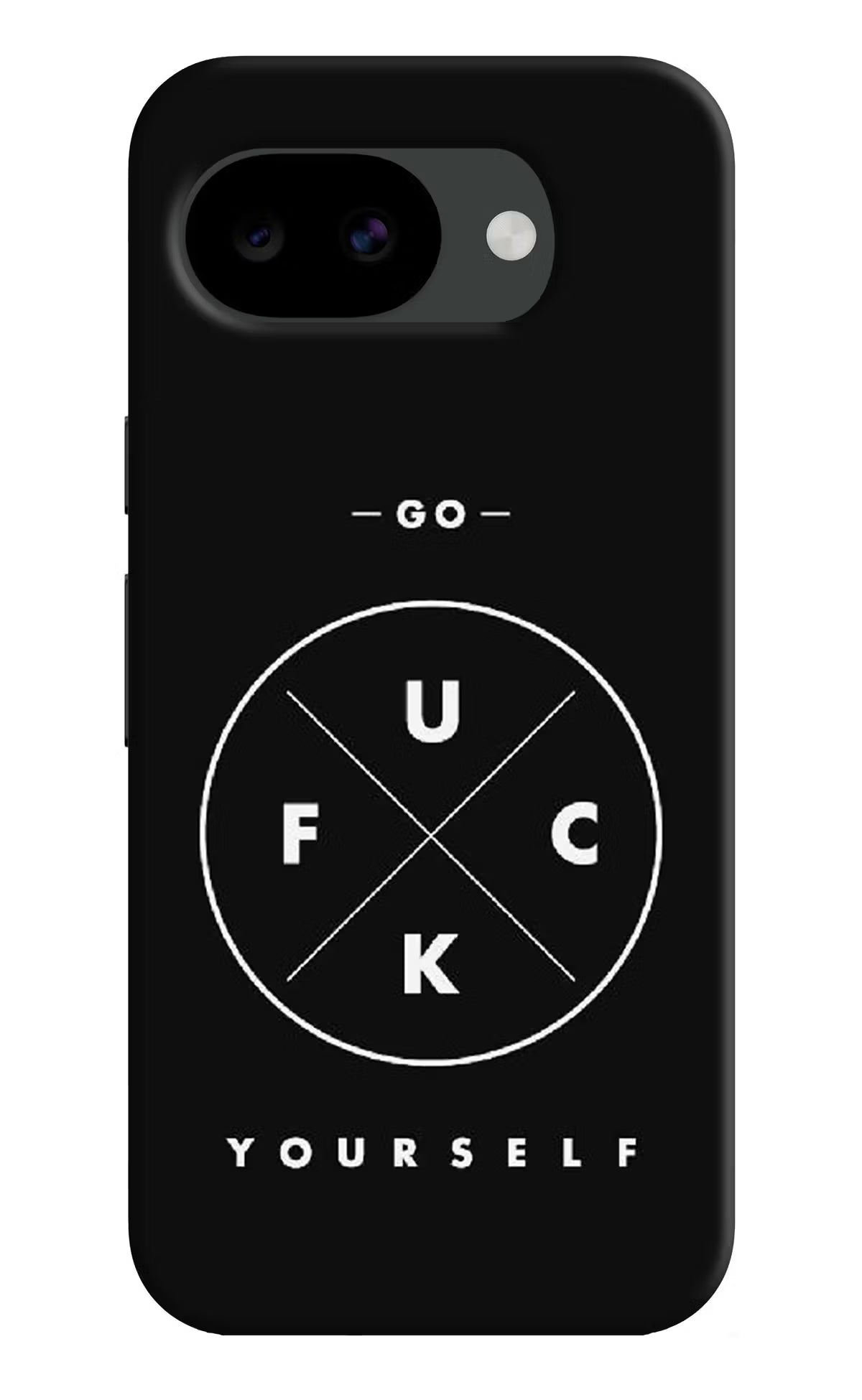 Go Fuck Yourself Google Pixel 10a Hard Case Back Cover by Casekaro