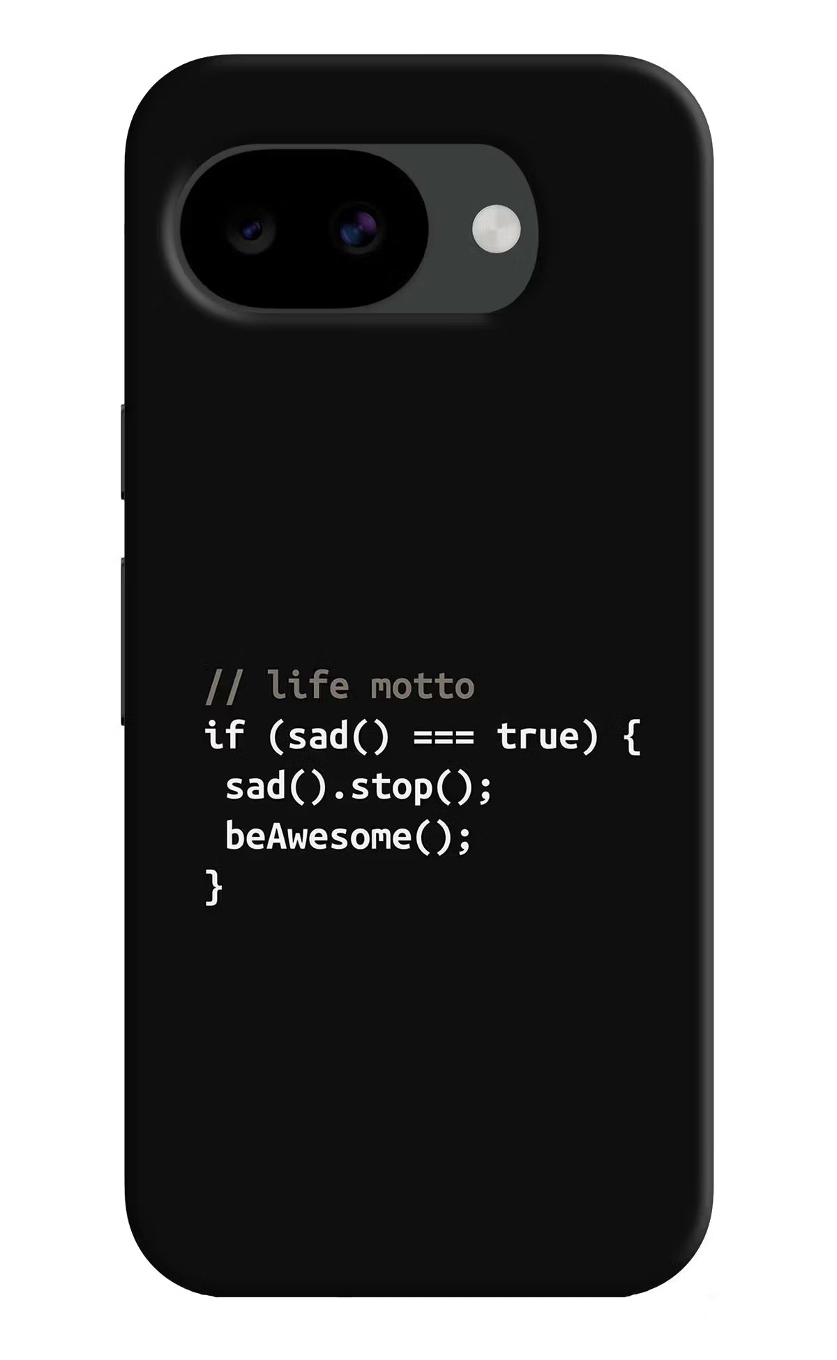 Life Motto Code Google Pixel 10a Hard Case Back Cover by Casekaro
