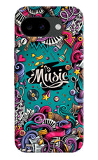 Music Graffiti Google Pixel 10a Hard Case Back Cover by Casekaro