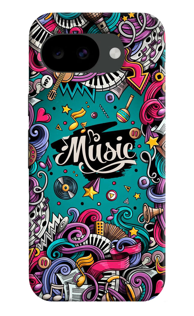 Music Graffiti Google Pixel 10a Hard Case Back Cover by Casekaro