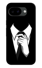 Black Tie Google Pixel 10a Hard Case Back Cover by Casekaro