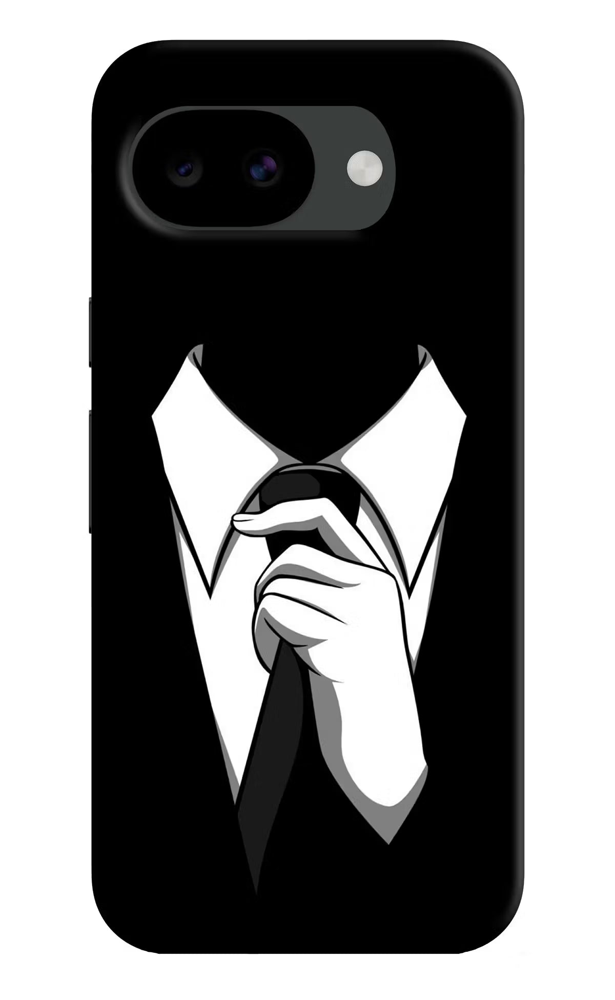 Black Tie Google Pixel 10a Hard Case Back Cover by Casekaro