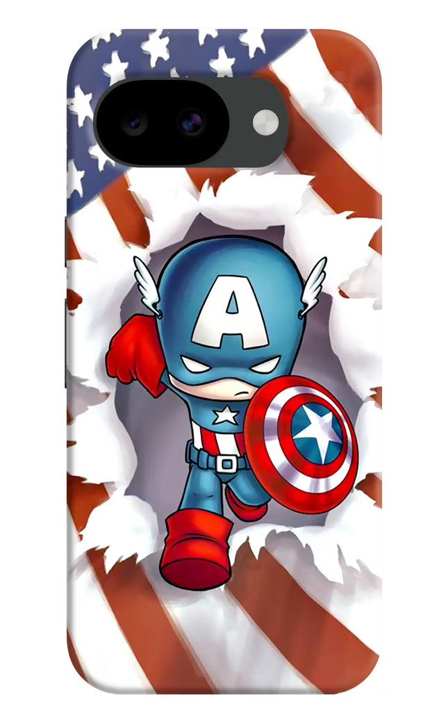 Captain America Google Pixel 10a Hard Case Back Cover by Casekaro