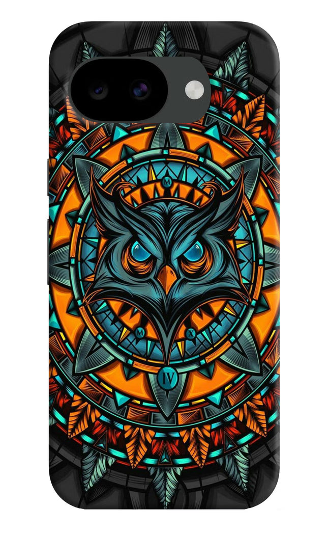 Angry Owl Art Google Pixel 10a Hard Case Back Cover by Casekaro