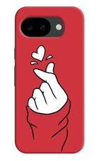 Korean Love Sign Google Pixel 10a Hard Case Back Cover by Casekaro
