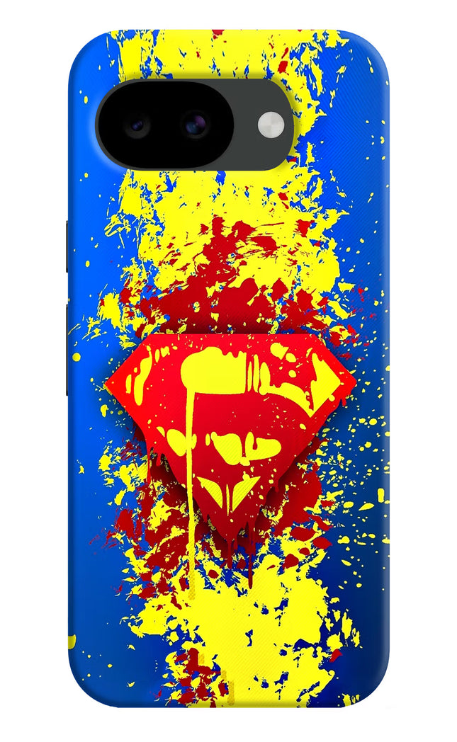 Superman logo Google Pixel 10a Hard Case Back Cover by Casekaro