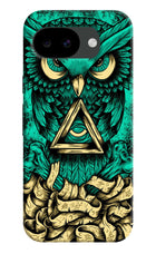 Green Owl Google Pixel 10a Hard Case Back Cover by Casekaro