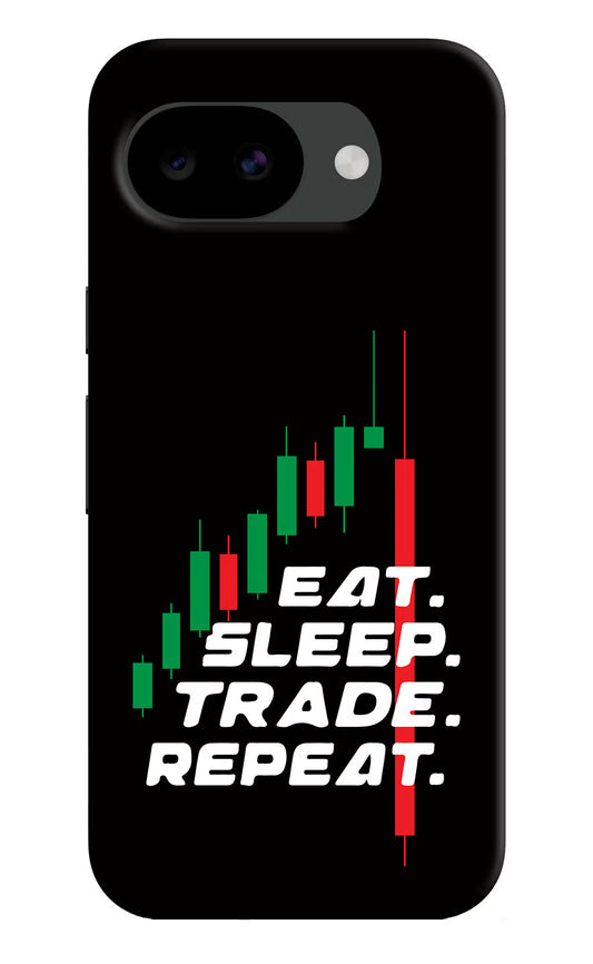Eat Sleep Trade Repeat Google Pixel 10a Hard Case Back Cover by Casekaro