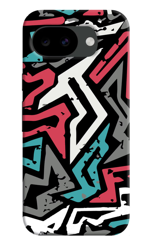 Geometric Graffiti Google Pixel 10a Hard Case Back Cover by Casekaro