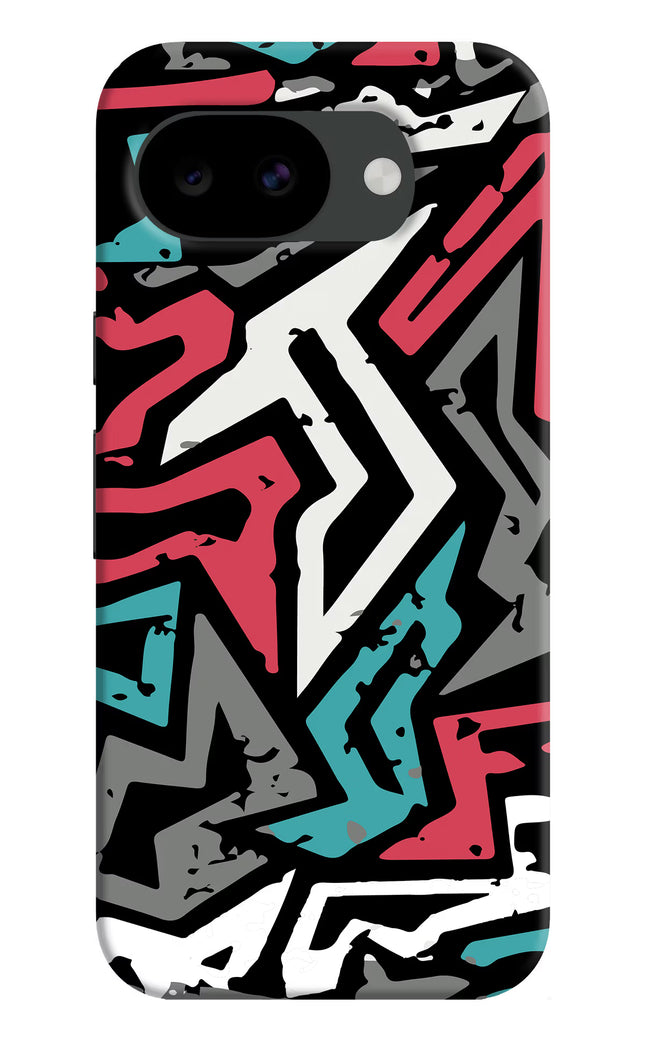 Geometric Graffiti Google Pixel 10a Hard Case Back Cover by Casekaro