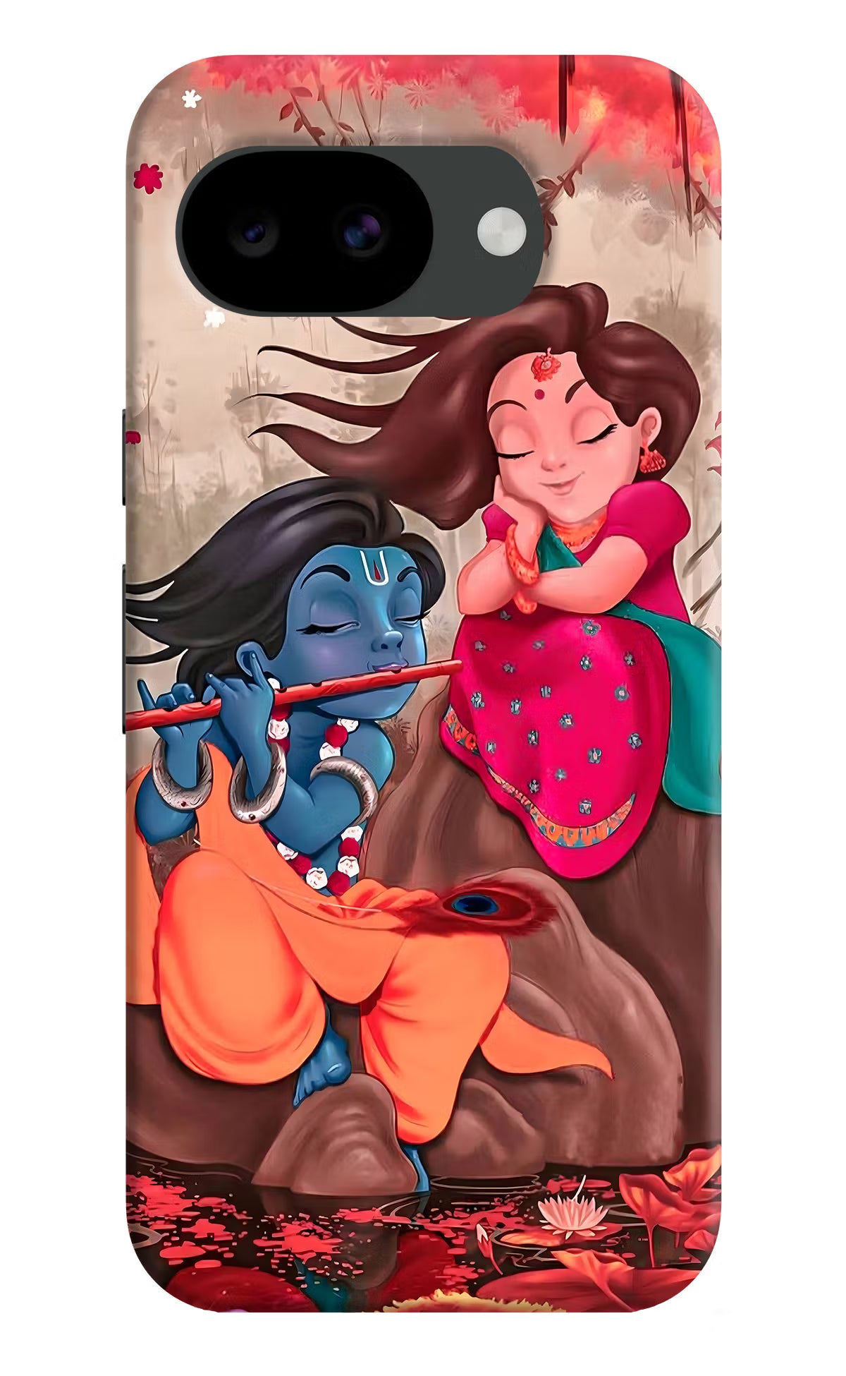 Radhe Krishna Google Pixel 10a Hard Case Back Cover by Casekaro
