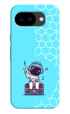Cute Astronaut Chilling Google Pixel 10a Hard Case Back Cover by Casekaro