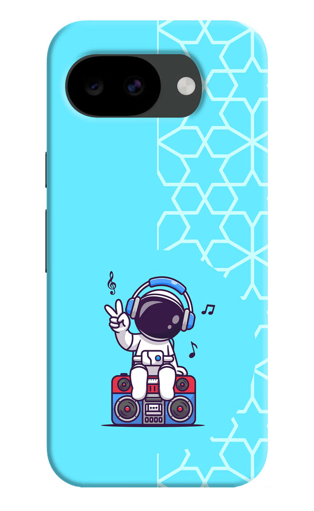 Cute Astronaut Chilling Google Pixel 10a Hard Case Back Cover by Casekaro