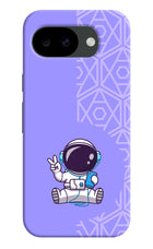 Cute Astronaut Chilling Google Pixel 10a Hard Case Back Cover by Casekaro