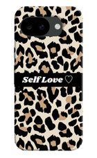 Leopard Print Self Love Google Pixel 10a Hard Case Back Cover by Casekaro