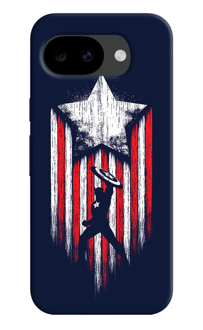 Captain America Marvel Art Google Pixel 10a Hard Case Back Cover by Casekaro