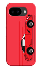 Red Velocity Google Pixel 10a Hard Case Back Cover by Casekaro