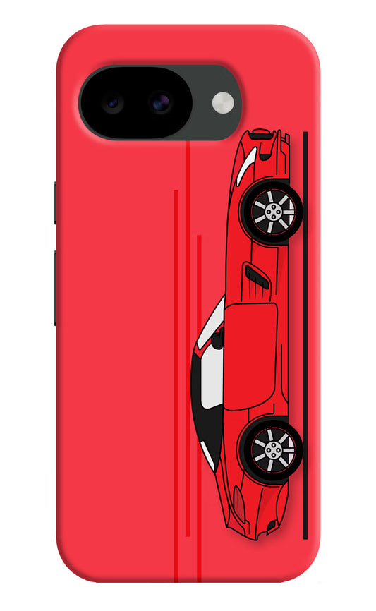 Red Velocity Google Pixel 10a Hard Case Back Cover by Casekaro