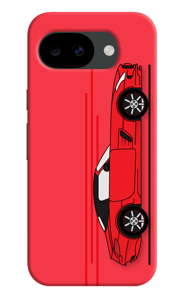 Red Velocity Google Pixel 10a Hard Case Back Cover by Casekaro