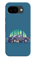 Retro Garage Vibe Google Pixel 10a Hard Case Back Cover by Casekaro