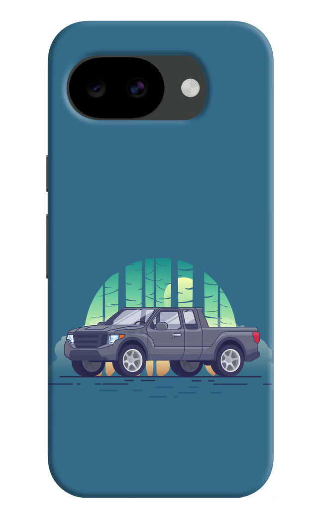 Retro Garage Vibe Google Pixel 10a Hard Case Back Cover by Casekaro