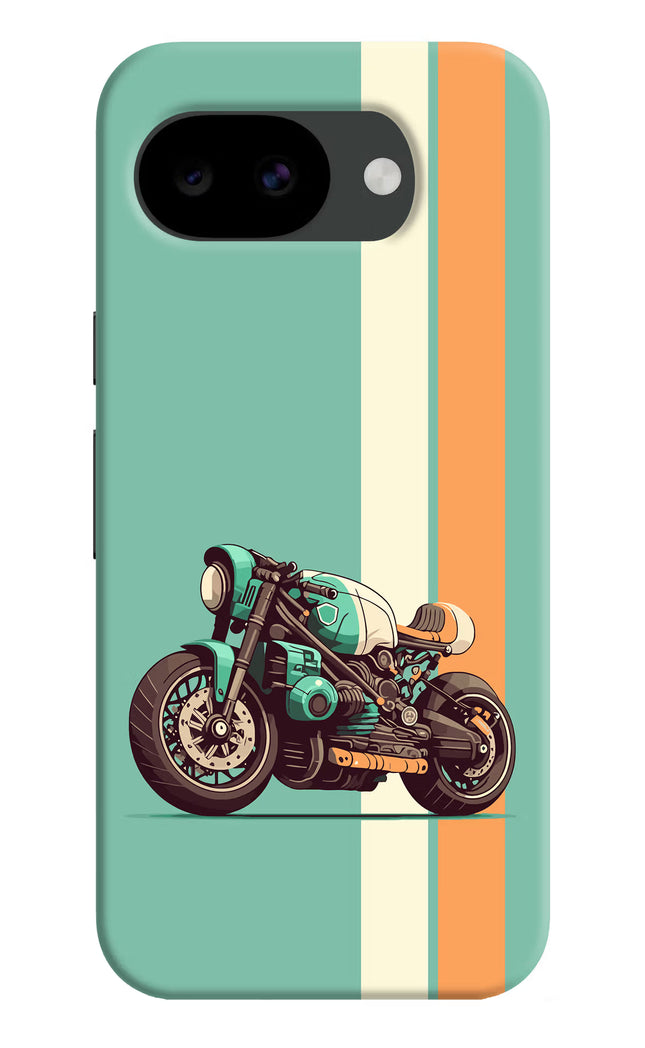 Striped Moto Drift Google Pixel 10a Hard Case Back Cover by Casekaro