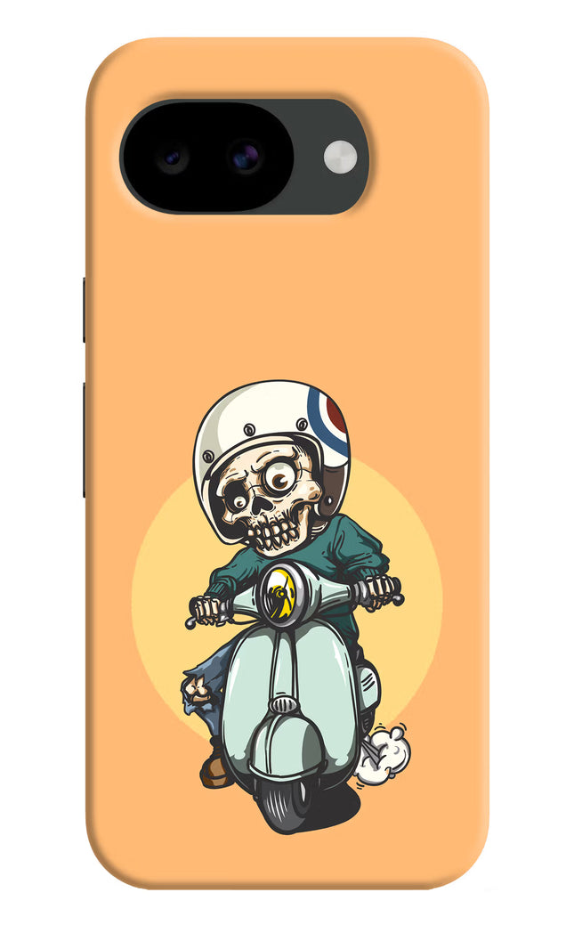 Undead Biker Google Pixel 10a Hard Case Back Cover by Casekaro
