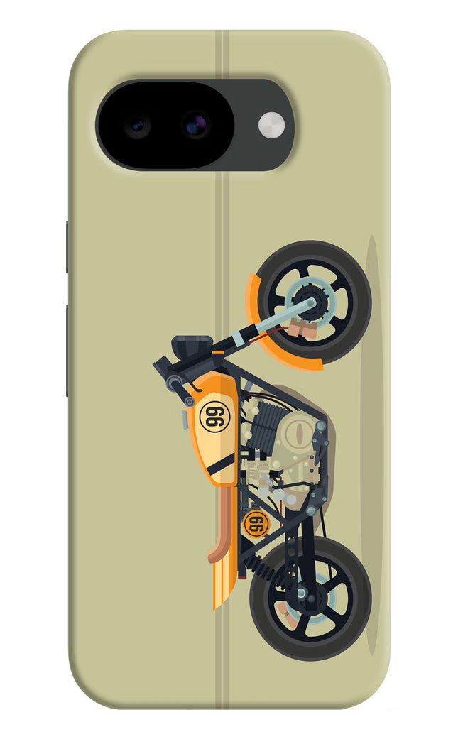 Vertical Speedster Google Pixel 10a Hard Case Back Cover by Casekaro