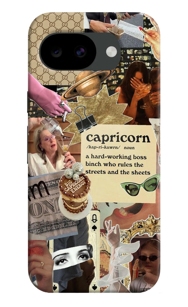Capricorn Zodiac Google Pixel 10a Hard Case Back Cover by Casekaro