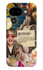 Gemini Zodiac Google Pixel 10a Hard Case Back Cover by Casekaro