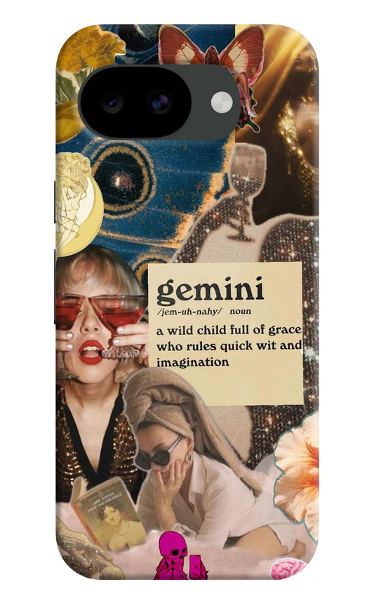 Gemini Zodiac Google Pixel 10a Hard Case Back Cover by Casekaro