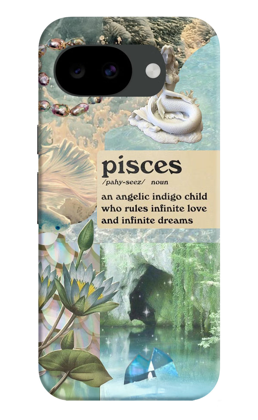 Pisces Zodiac Google Pixel 10a Back Cover, Hard case