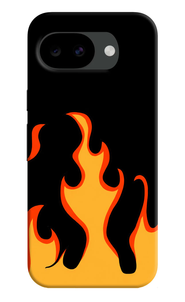 Fired Up – Black Google Pixel 10a Hard Case Back Cover by Casekaro