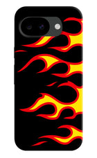 Side Sweep Flames Google Pixel 10a Hard Case Back Cover by Casekaro