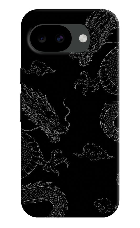 Twin Dragons Google Pixel 10a Hard Case Back Cover by Casekaro