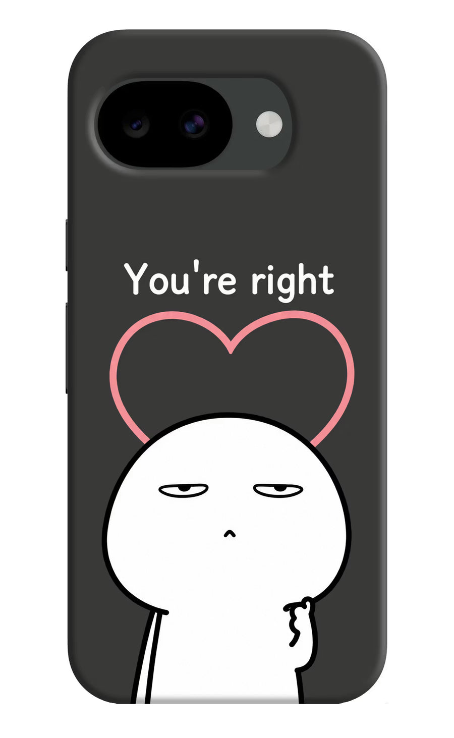 You're Right Google Pixel 10a Back Cover, Hard case
