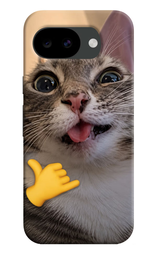 Silly Cat Call Google Pixel 10a Hard Case Back Cover by Casekaro
